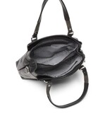 Berba Leren dames  handtas Black Elba collectie 828-399