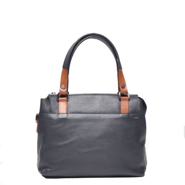 Berba Leren dames  handtas Navy Elba collectie 828-399 - Copy