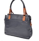 Berba Leren dames  handtas Navy Elba collectie 828-399 - Copy