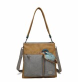 Hi Di Hi Schoudertas Kingshopper KS09 Peach/L.Grey