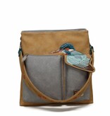 Hi Di Hi Schoudertas Kingshopper KS09 Peach/L.Grey