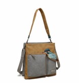 Hi Di Hi Schoudertas Kingshopper KS09 Peach/L.Grey