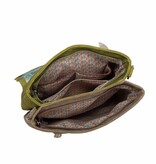 Hi Di Hi Schoudertas Kingshopper KS11 Green/Beige