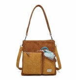 Hi Di Hi Schoudertas Kingshopper  KS12 Cognac/Peache