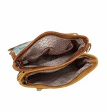 Hi Di Hi Schoudertas Kingshopper  KS12 Cognac/Peache