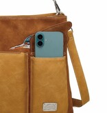 Hi Di Hi Schoudertas Kingshopper  KS12 Cognac/Peache