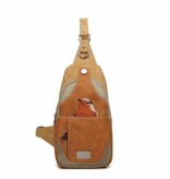 Hi Di Hi Rugtas/slingband Carol CL32 Peach/Orange