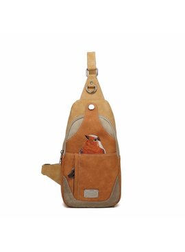 Hi Di Hi Rugtas/slingband Carol CL32 Peach/Orange
