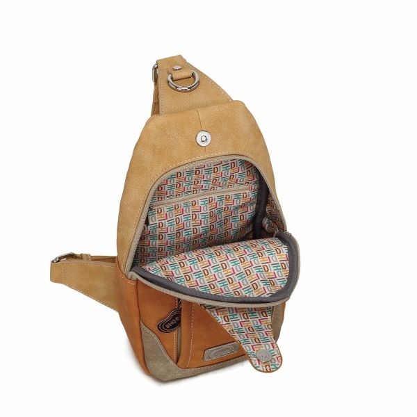 Hi Di Hi Rugtas/slingband Carol CL32 Peach/Orange