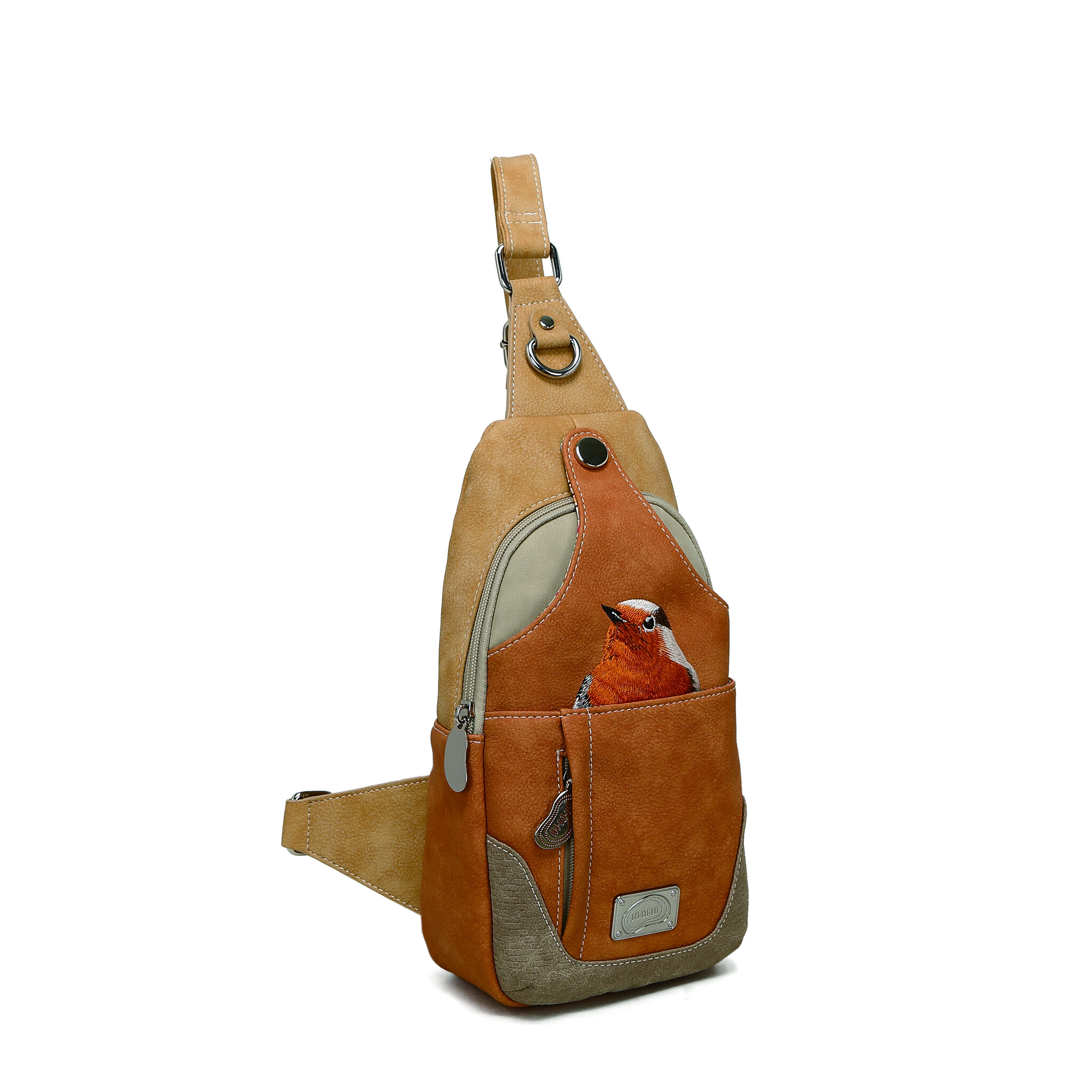 Hi Di Hi Rugtas/slingband Carol CL32 Peach/Orange