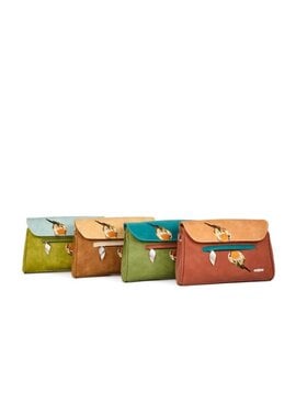 Hi Di Hi Clutch/schoudertas/crossover Twiggle TW05 red/orange