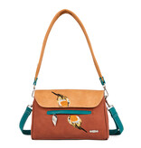 Hi Di Hi Clutch/schoudertas/crossover Twiggle TW05 red/orange