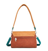 Hi Di Hi Clutch/schoudertas/crossover Twiggle TW05 red/orange