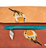Hi Di Hi Clutch/schoudertas/crossover Twiggle TW05 red/orange
