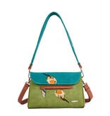 Hi Di Hi Clutch/schoudertas/crossover Twiggle TW06 Green/Petrol