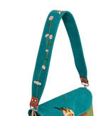 Hi Di Hi Clutch/schoudertas/crossover Twiggle TW06 Green/Petrol
