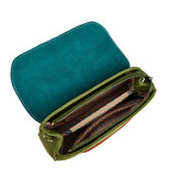 Hi Di Hi Clutch/schoudertas/crossover Twiggle TW06 Green/Petrol