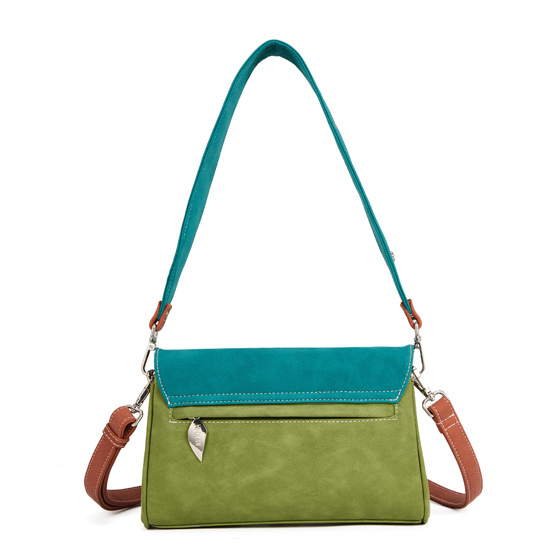 Hi Di Hi Clutch/schoudertas/crossover Twiggle TW06 Green/Petrol
