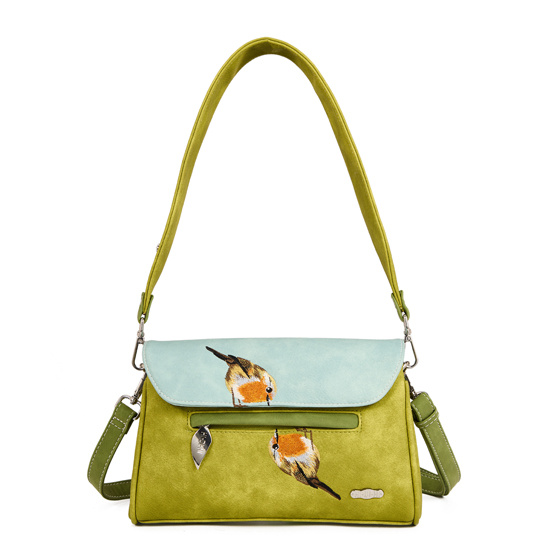 Hi Di Hi Clutch/schoudertas/crossoverTwiggle TW07 Green/L.Blue