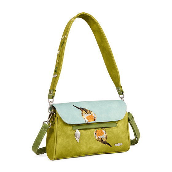 Hi Di Hi Clutch/schoudertas/crossoverTwiggle TW07 Green/L.Blue