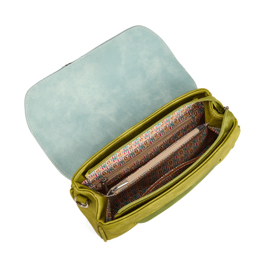 Hi Di Hi Clutch/schoudertas/crossoverTwiggle TW07 Green/L.Blue