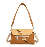 Hi Di Hi Clutch/schoudertas/crossoverTwiggle TW08 cognac/Peach