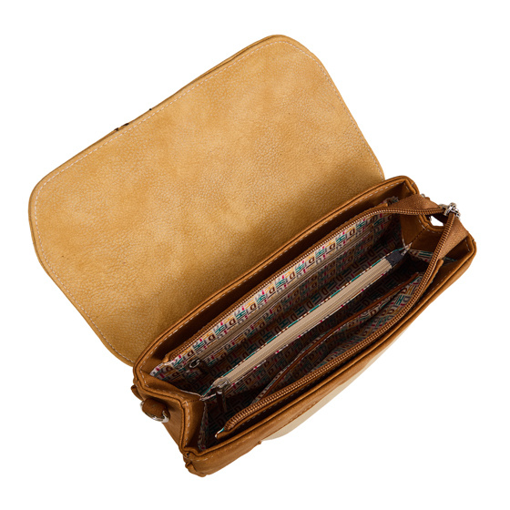Hi Di Hi Clutch/schoudertas/crossoverTwiggle TW08 cognac/Peach