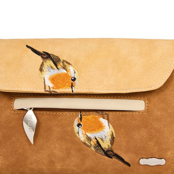 Hi Di Hi Clutch/schoudertas/crossoverTwiggle TW08 cognac/Peach