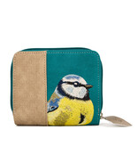 Hi Di Hi Kleine Ekster portemonnee LTM14 p;etrol/beige