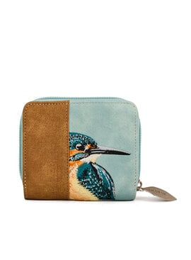 Hi Di Hi Kleine Ekster portemonnee LTM16 l.blue/cognac