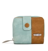 Hi Di Hi Kleine Ekster portemonnee LTM16 l.blue/cognac