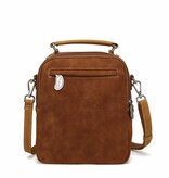Hi Di Hi schoudertasje Kleine Klimmer LCL01 cognac/peach