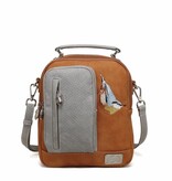 Hi Di Hi schoudertasje Kleine Klimmer LCL0range/l.grey