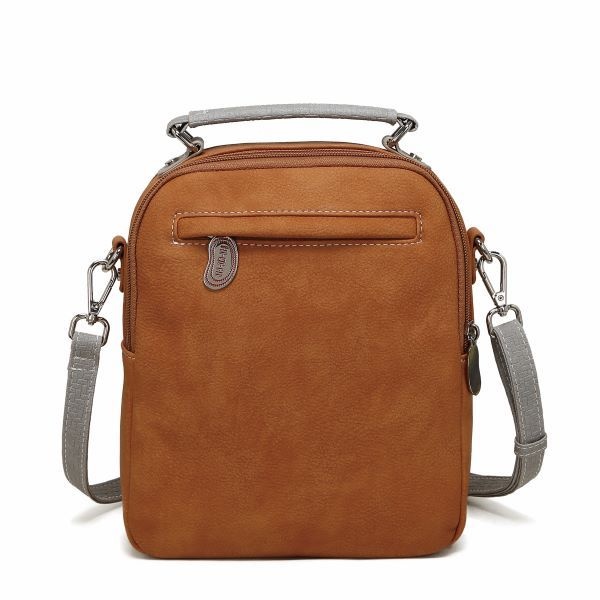 Hi Di Hi schoudertasje Kleine Klimmer LCL0range/l.grey