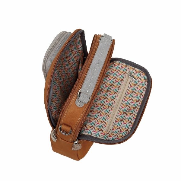 Hi Di Hi schoudertasje Kleine Klimmer LCL0range/l.grey