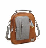 Hi Di Hi schoudertasje Kleine Klimmer LCL0range/l.grey