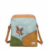 Hi Di Hi schoudertas Whistle WH06 blue/orange/green