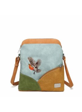 Hi Di Hi schoudertas Whistle WH06 blue/orange/green