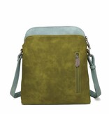 Hi Di Hi schoudertas Whistle WH07 Green/blue/petrol/grey