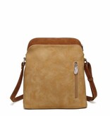 Hi Di Hi schoudertas Whistle WH08 peach/cognac/orange