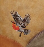 Hi Di Hi schoudertas Whistle WH08 peach/cognac/orange
