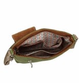 Hi Di Hi Schoudertas/crossbody Kwak QU06 green/cognac/beige
