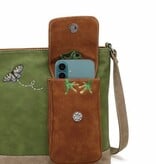 Hi Di Hi Schoudertas/crossbody Kwak QU06 green/cognac/beige