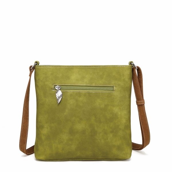 Hi Di Hi Schoudertas/crossbody Kwak QU07 green/petrol/cognac