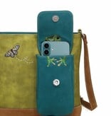 Hi Di Hi Schoudertas/crossbody Kwak QU07 green/petrol/cognac