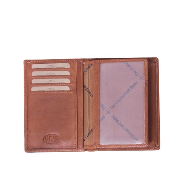 Chesterfield Leren  heren portemonnee  Siem cognac