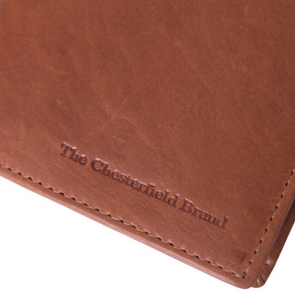 Chesterfield Leren  heren portemonnee  Siem cognac