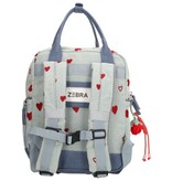 Zebra Trends Lola Rugzak Hartjes Medium