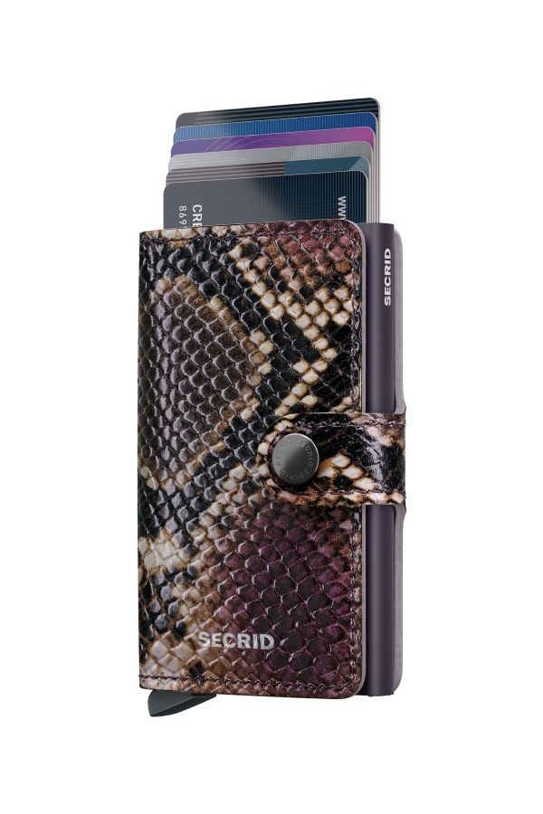 Secrid miniwallet Serpent Purple