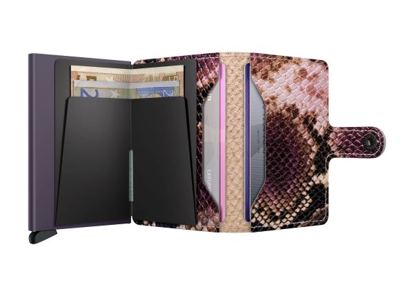 Secrid miniwallet Serpent Purple
